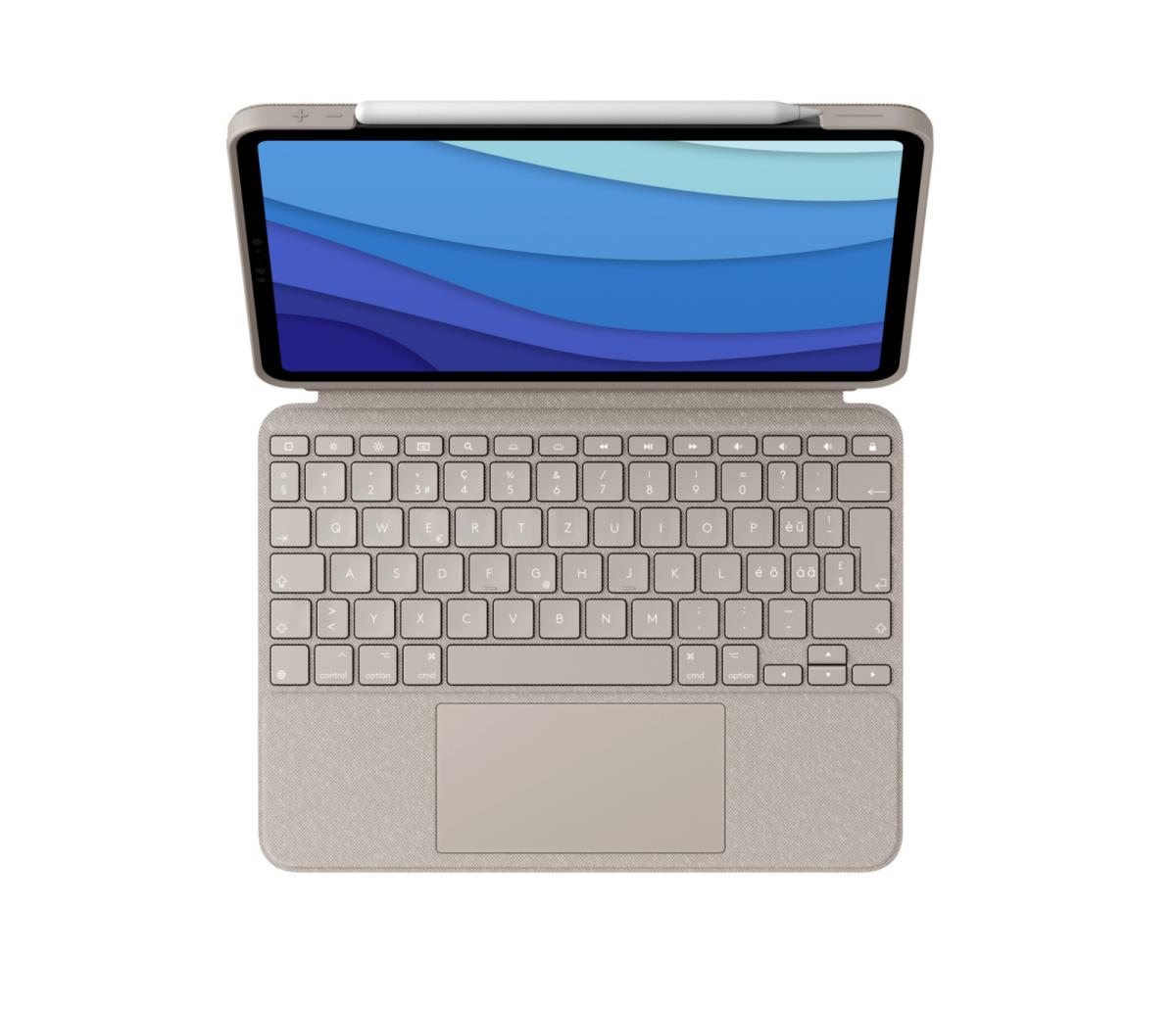 Combo Touch - Sand for iPad Pro 11in (1st, 2nd, 3rd gen) - Azerty French