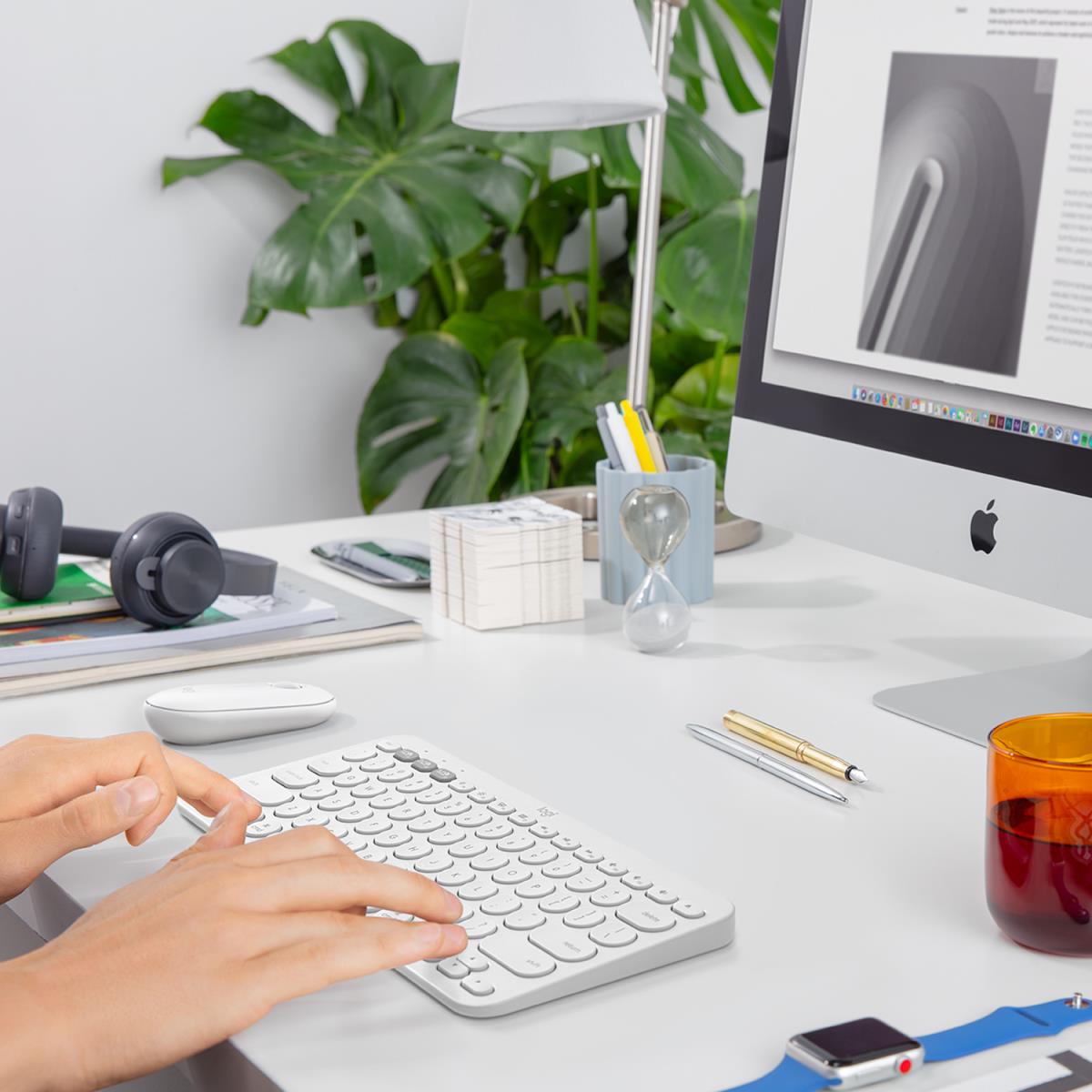 K380 For Mac Multi-device Bluetooth Keyboard - Offwhite - Qwertz Suisse