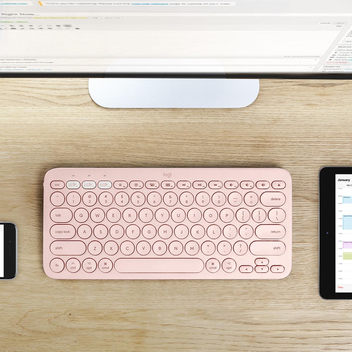K380 For Mac Multi-device Bluetooth Keyboard - ROSE - Qwertz Suisse