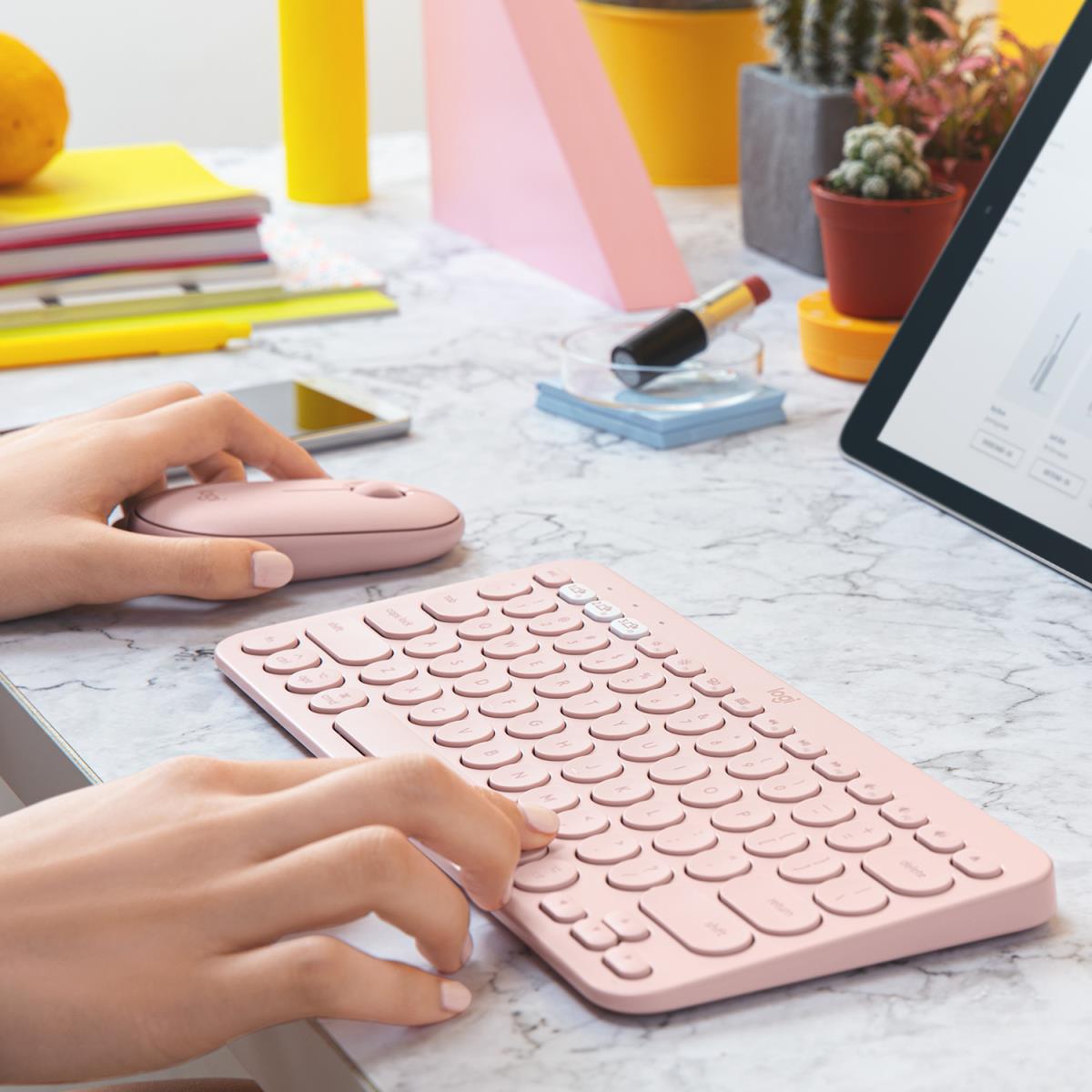 K380 For Mac Multi-device Bluetooth Keyboard - ROSE - Qwertz Suisse