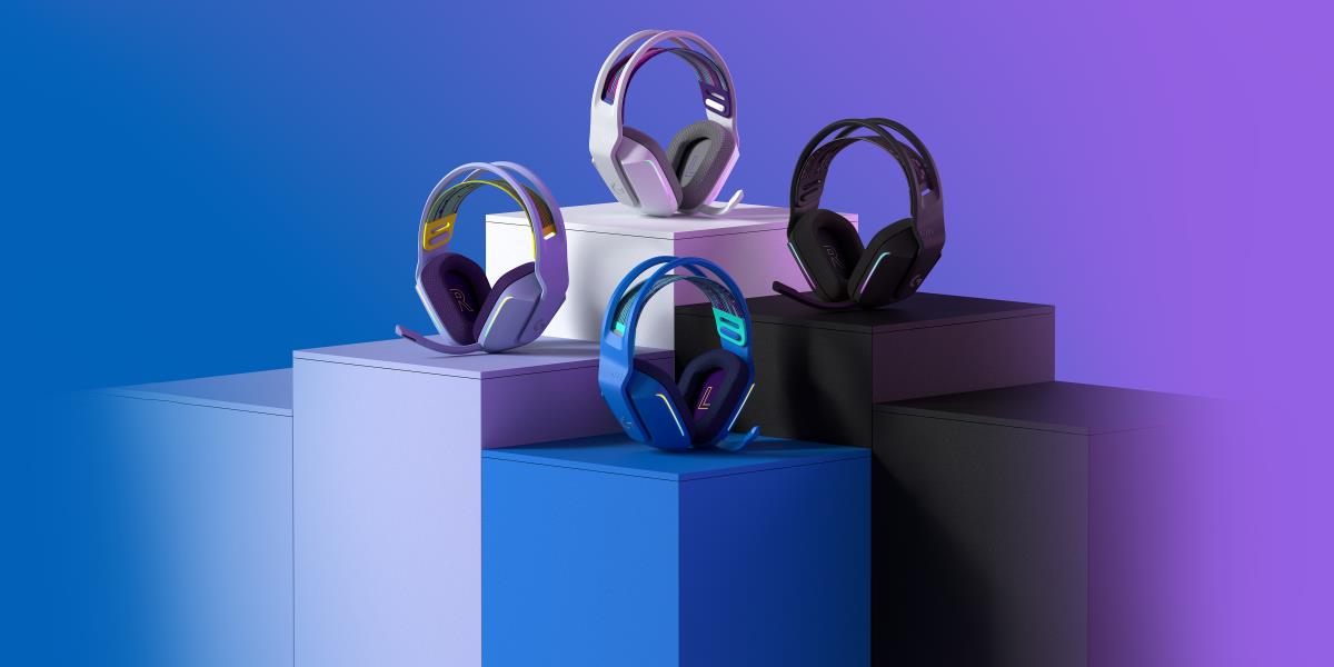 G733 Lightspeed Wireless RGB Gaming Headset Lilac