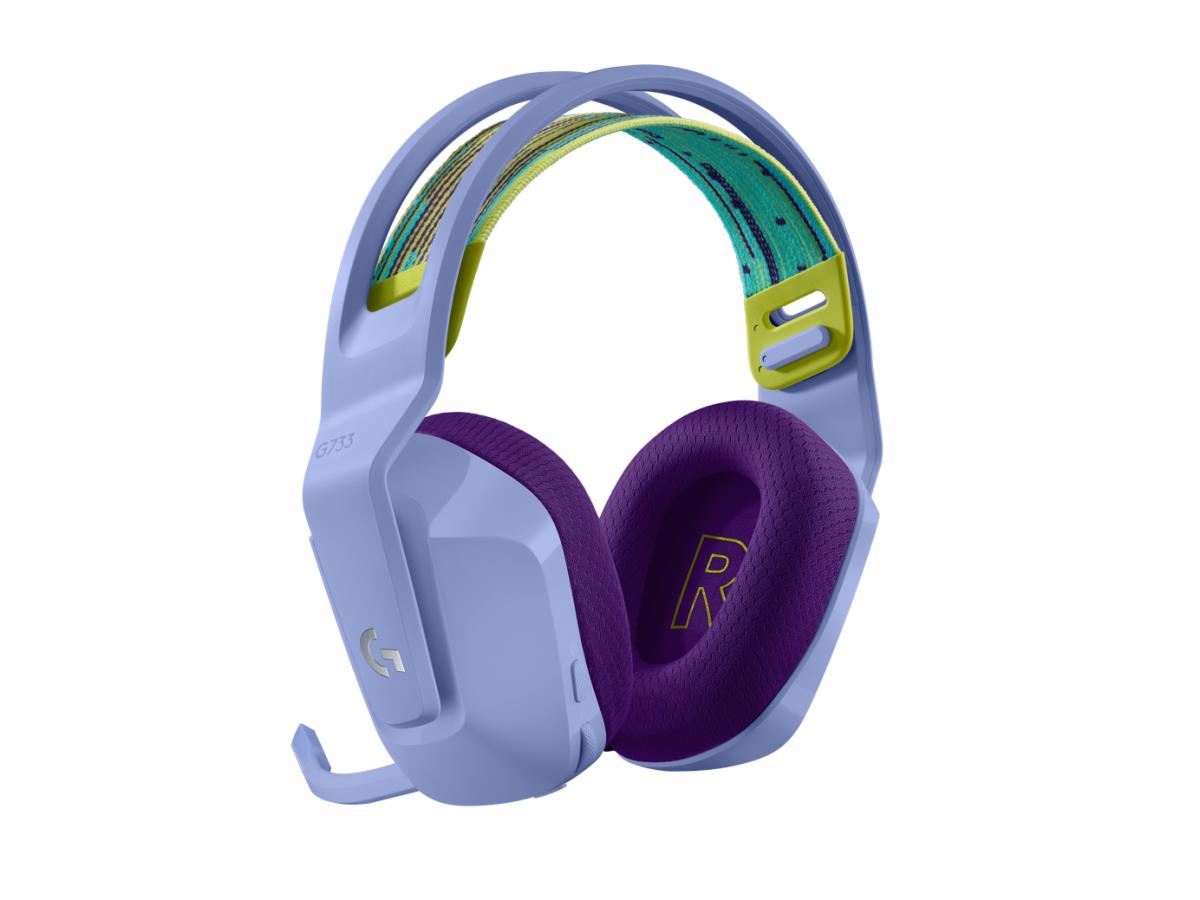 G733 Lightspeed Wireless RGB Gaming Headset Lilac