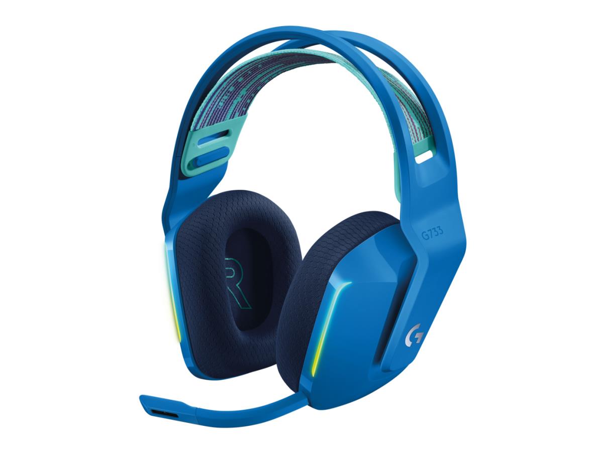 G733 Lightspeed Wireless RGB Gaming Headset Blue