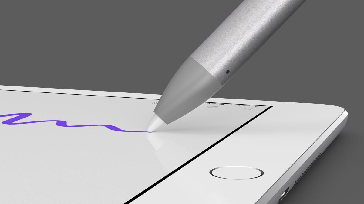 Crayon Digital Pencil For iPad Grey