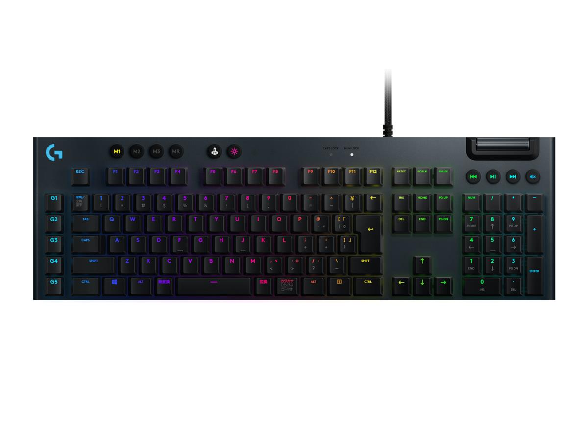 G815 Lightsync RGB Mechanical Gaming Keyboard Black - Azerty French Clicky
