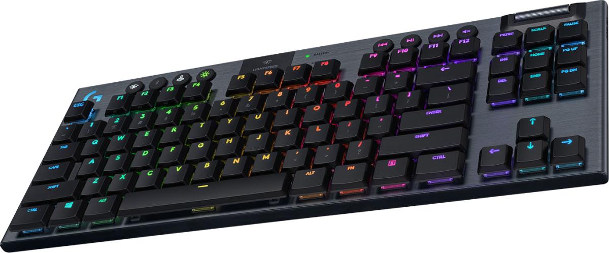 G915 TKL Wireless RGB Mechanical Gaming Keyboard Carbon Azerty French Clicky