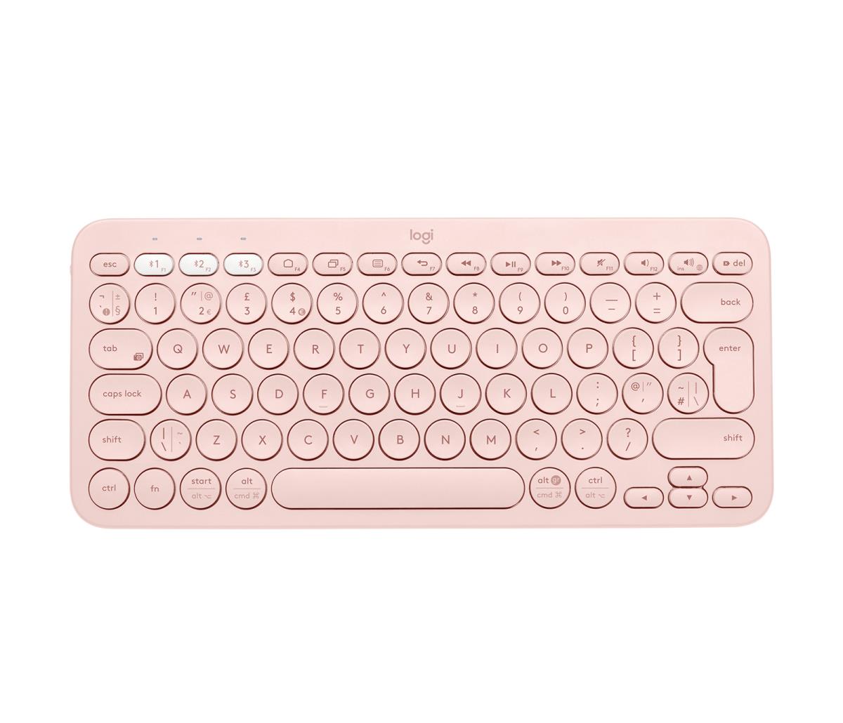 K380 For Mac Multi-device Bluetooth Keyboard - ROSE - Qwertz Suisse (920-009857)