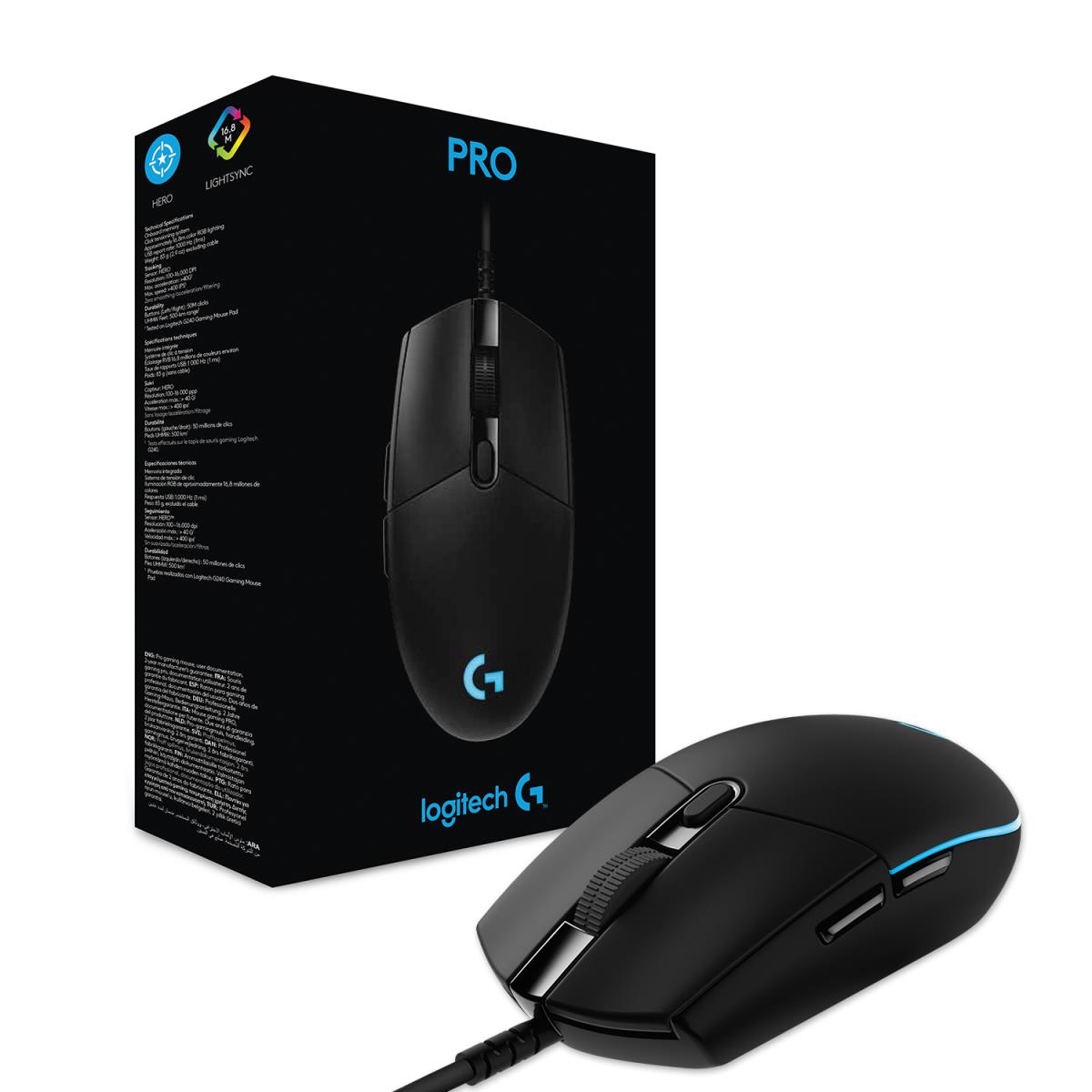 Pro Gaming Mouse USB Black - EWR2