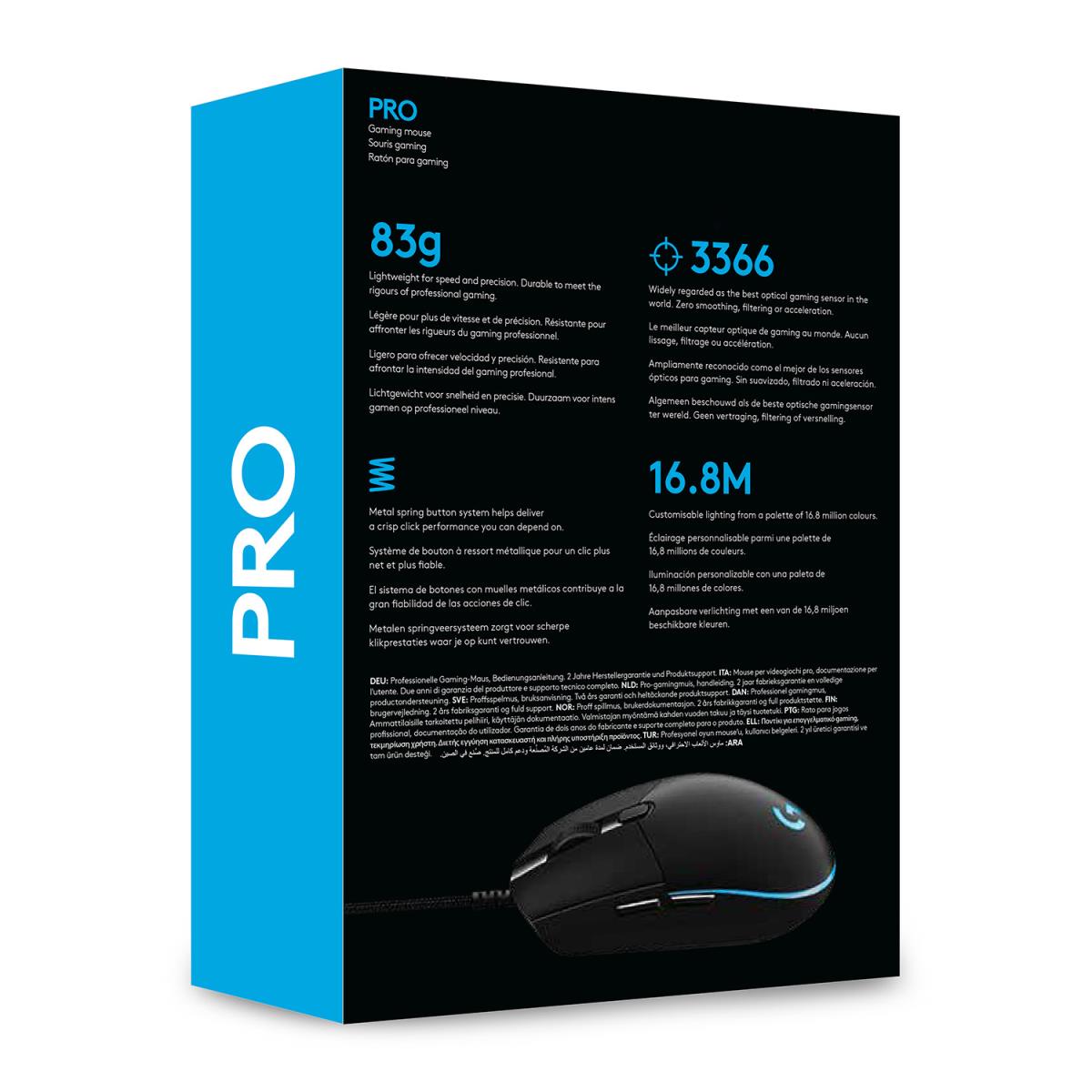 Pro Gaming Mouse USB Black - EWR2