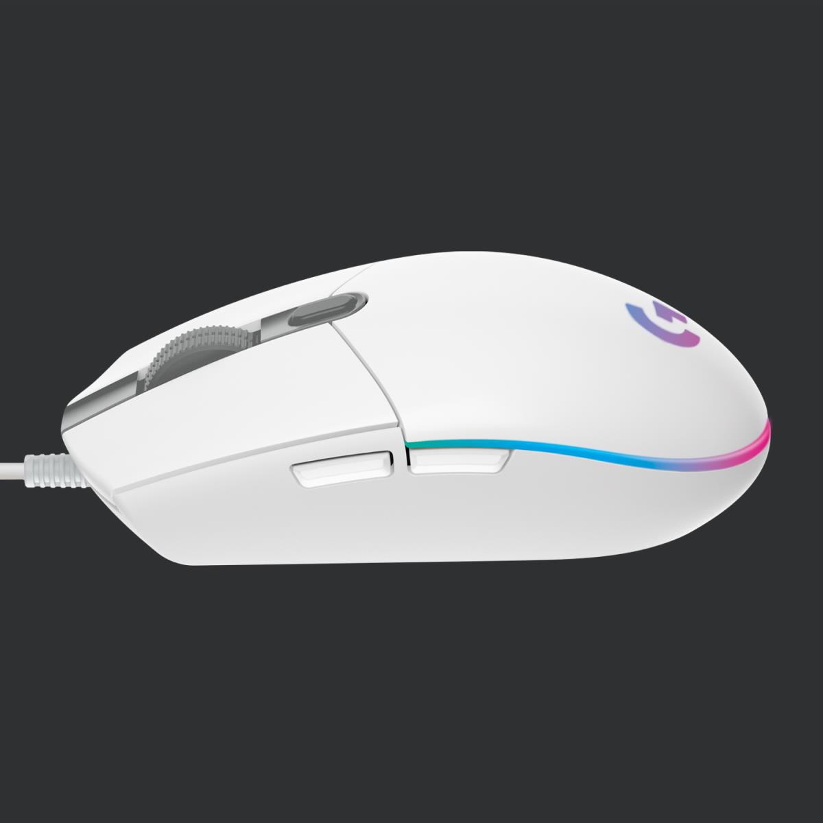 G203 Lightsync Gaming Mouse USB White