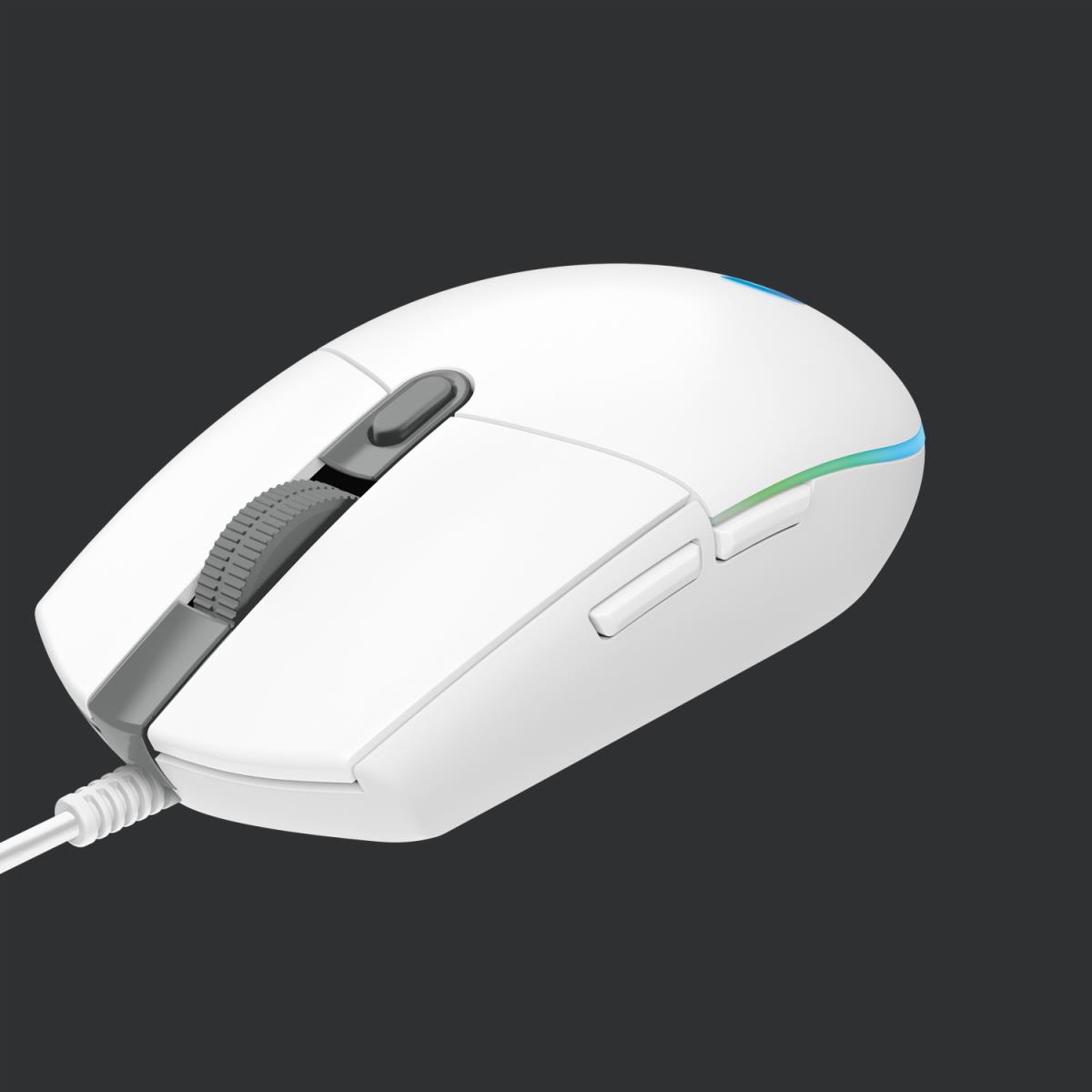 G203 Lightsync Gaming Mouse USB White