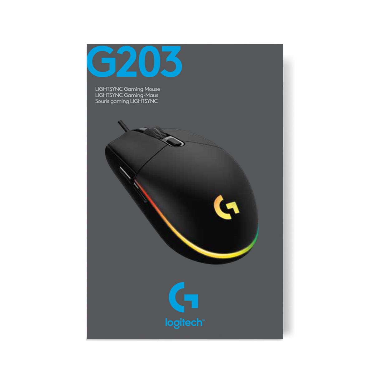G203 Lightsync Gaming Mouse USB White