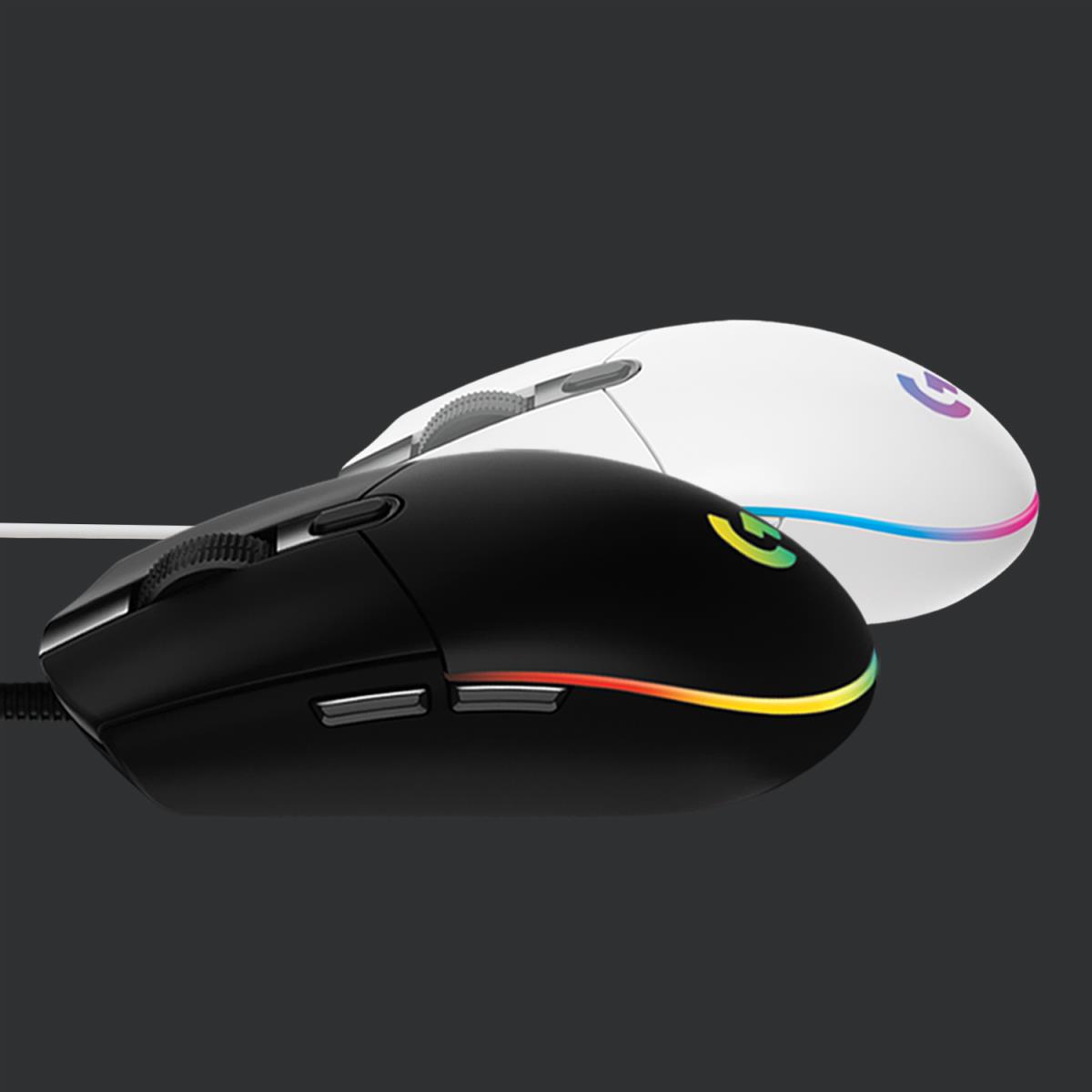 G203 Lightsync Gaming Mouse USB White