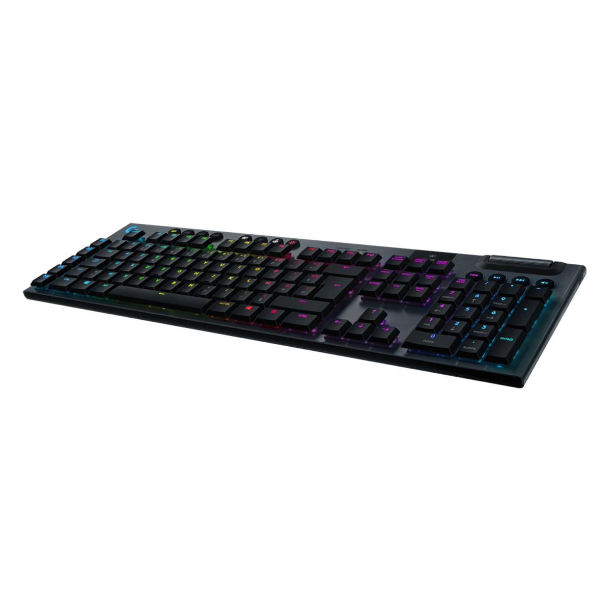 G915 Lightspeed Wireless RGB Mechanical Gaming Keyboard - Gl Clicky - Carbon Azerty French