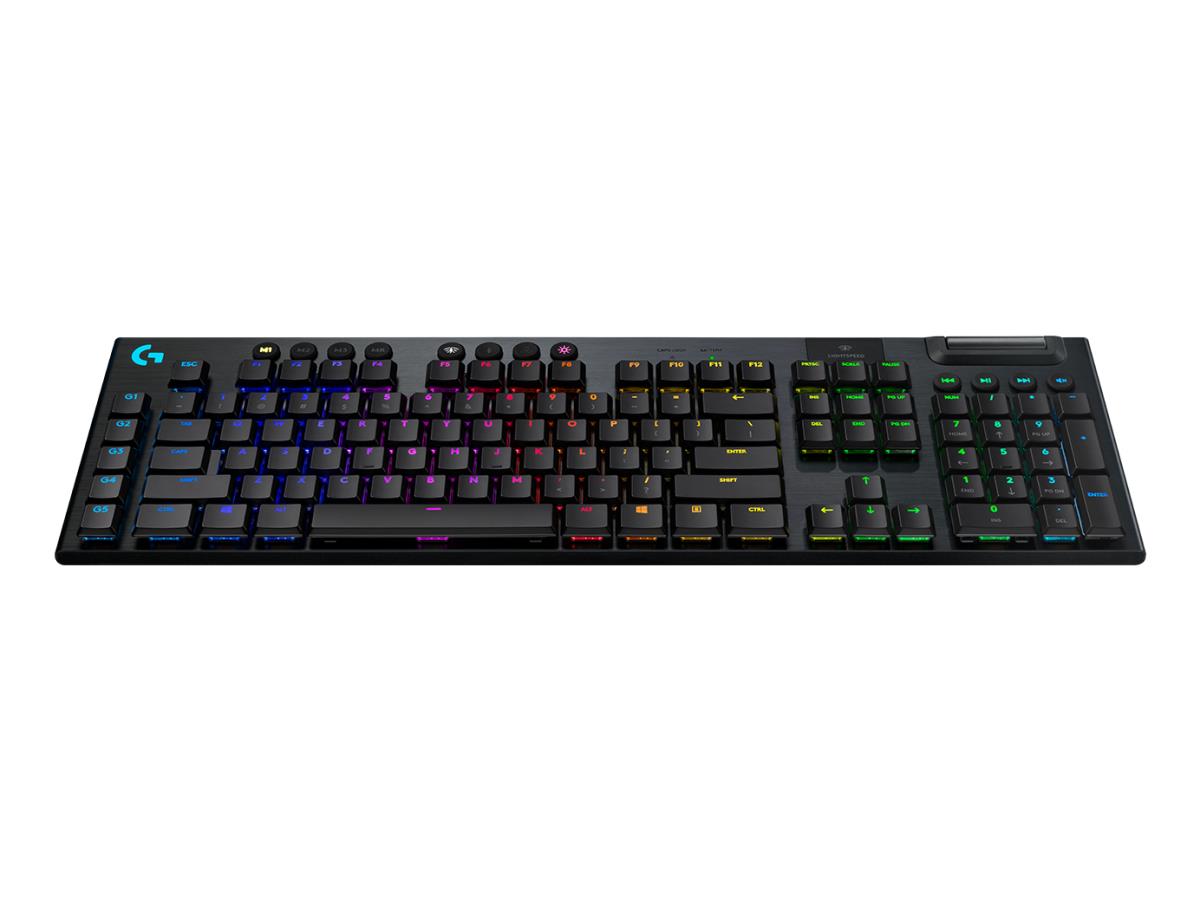 G915 Lightspeed Wireless RGB Mechanical Gaming Keyboard - Gl Clicky - Carbon Azerty French