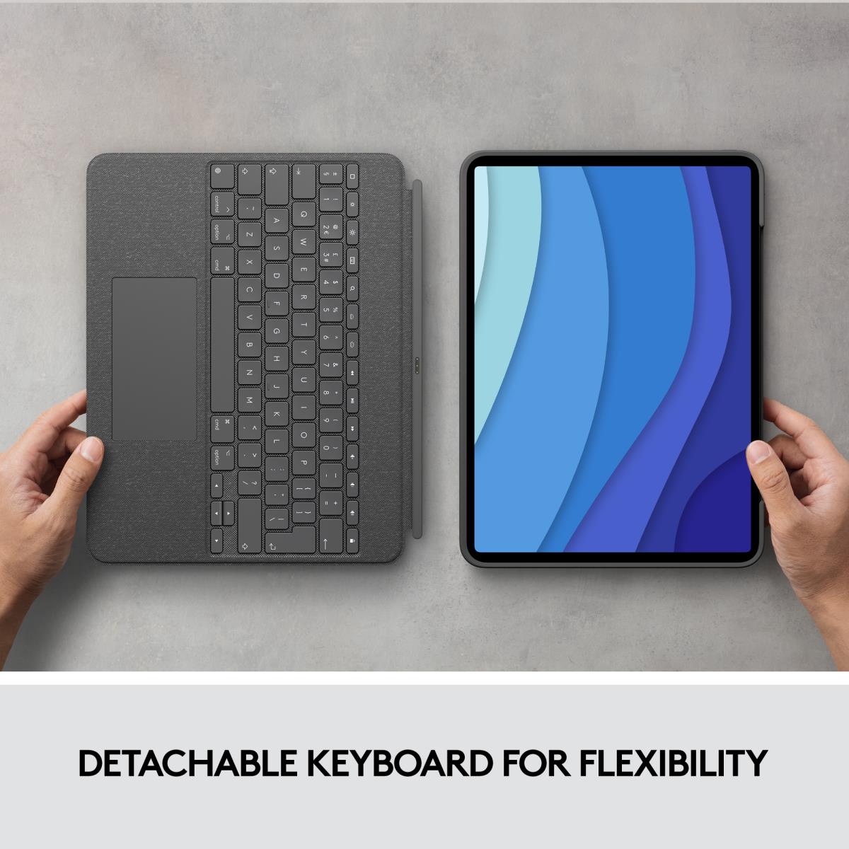 Combo Touch - iPad Pro 12.9in (5th Gen) - US - Qwerty