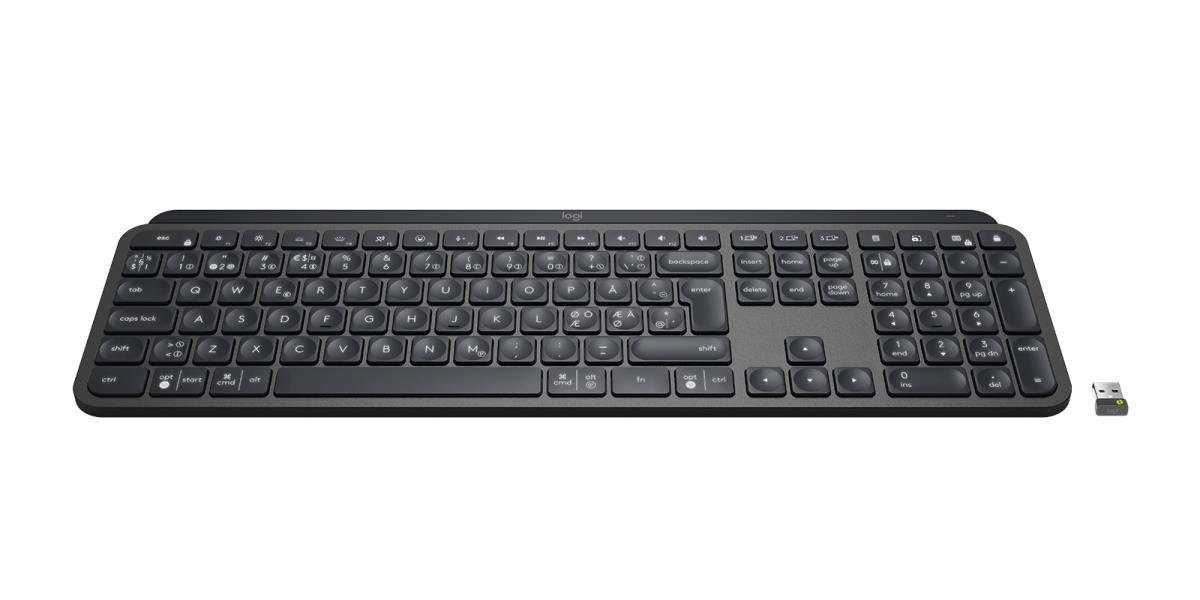 MX Keys For Business - Graphite - Dansk/ Norsk/ Svenska/ Suomalainen Qwerty