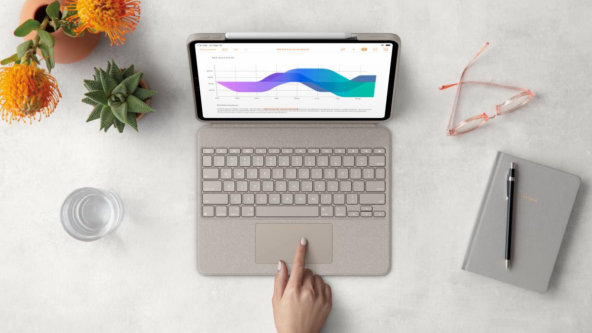 Combo Touch - iPad Pro 12.9in (5th gen) - Qwerty UK
