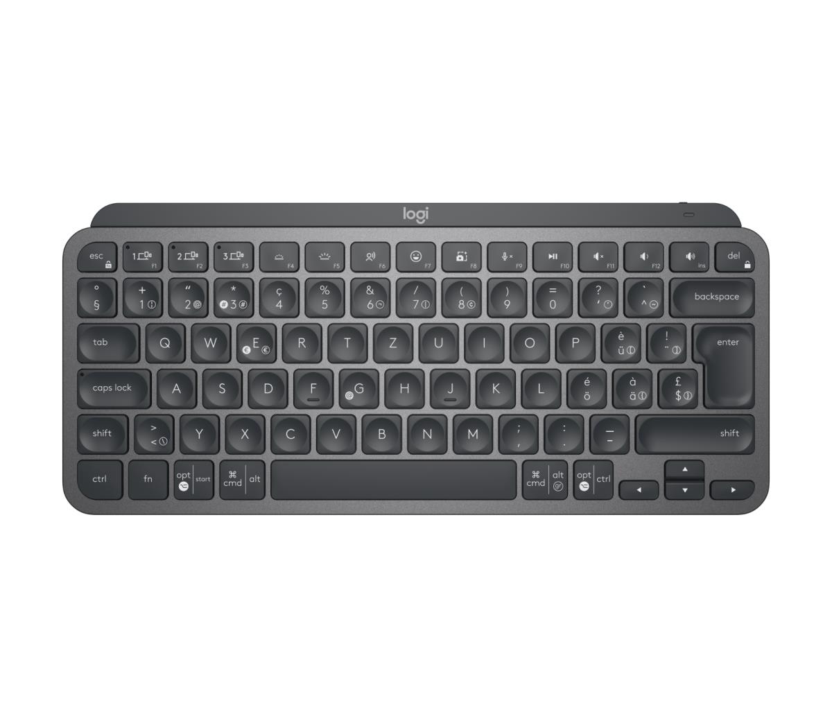 MX Keys Mini For Business - Wireless Keyboard - Graphite - Qwertz Suisse