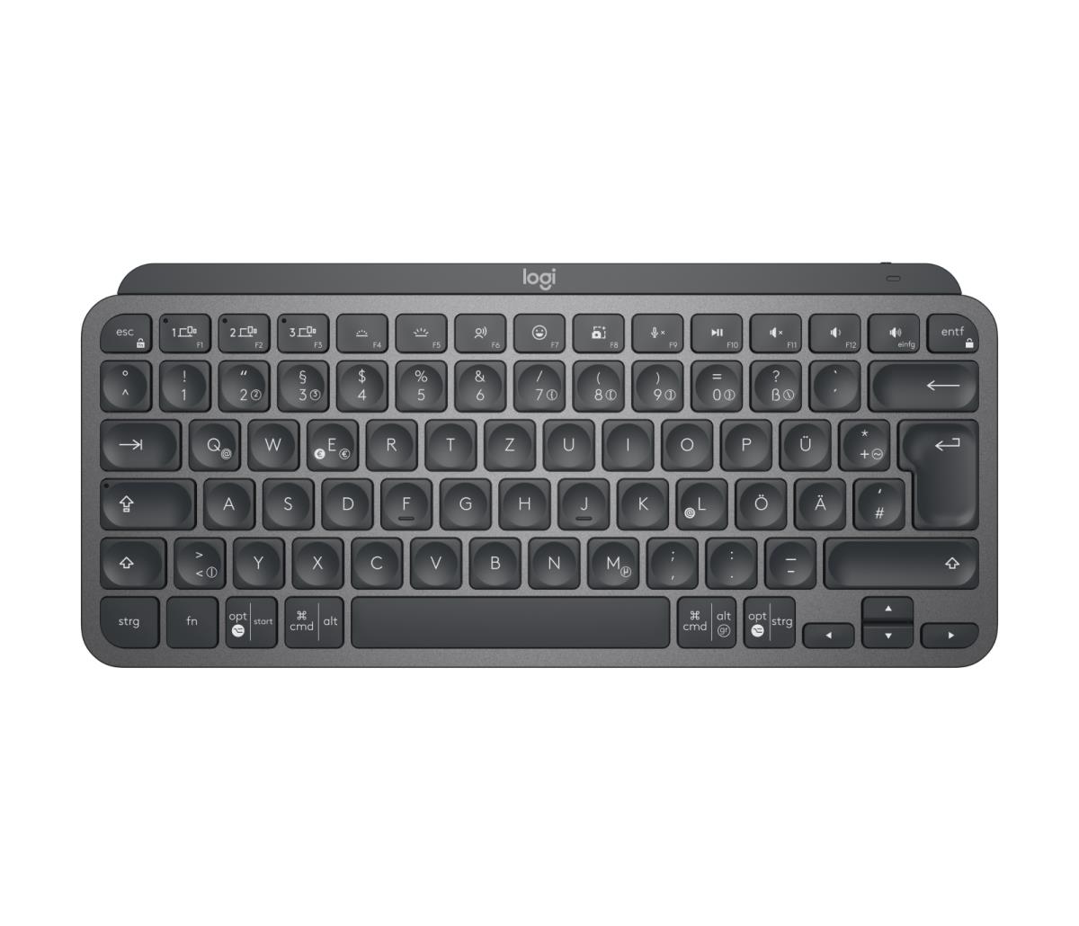 MX Keys Mini For Business - Wireless Keyboard - Graphite - Qwerty German