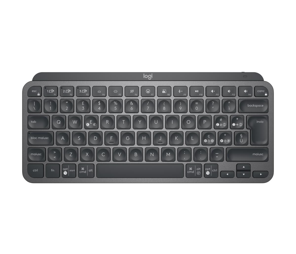 MX Keys Mini For Business - Wireless Keyboard - Graphite - Qwerty Italian