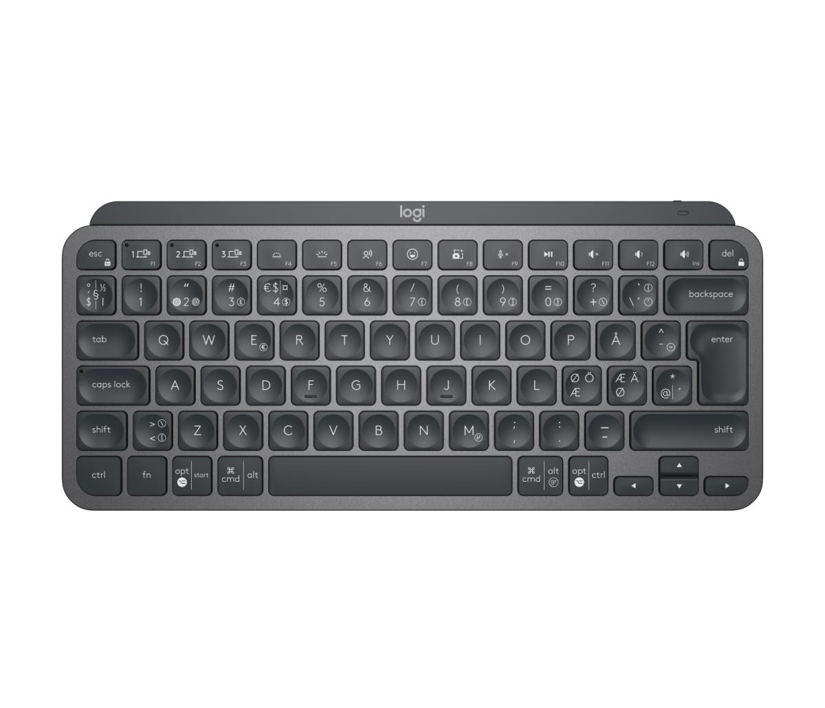 MX Keys Mini For Business - Wireless Keyboard - Graphite - Qwerty Pan Nordic