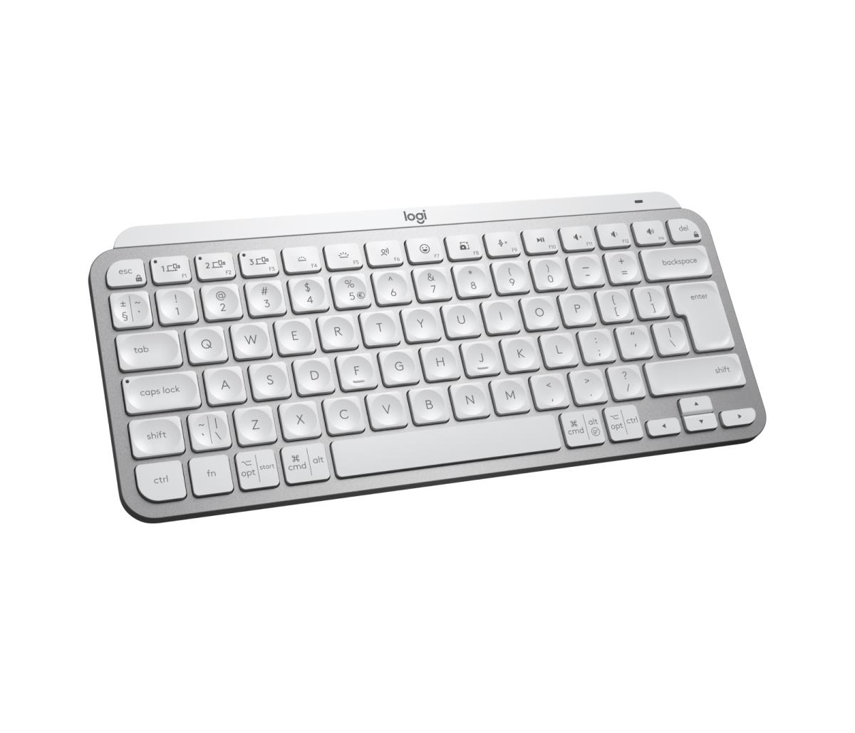 MX Keys Mini For Business - Wireless Keyboard - Pale Gray - Qwerty US/Int'l