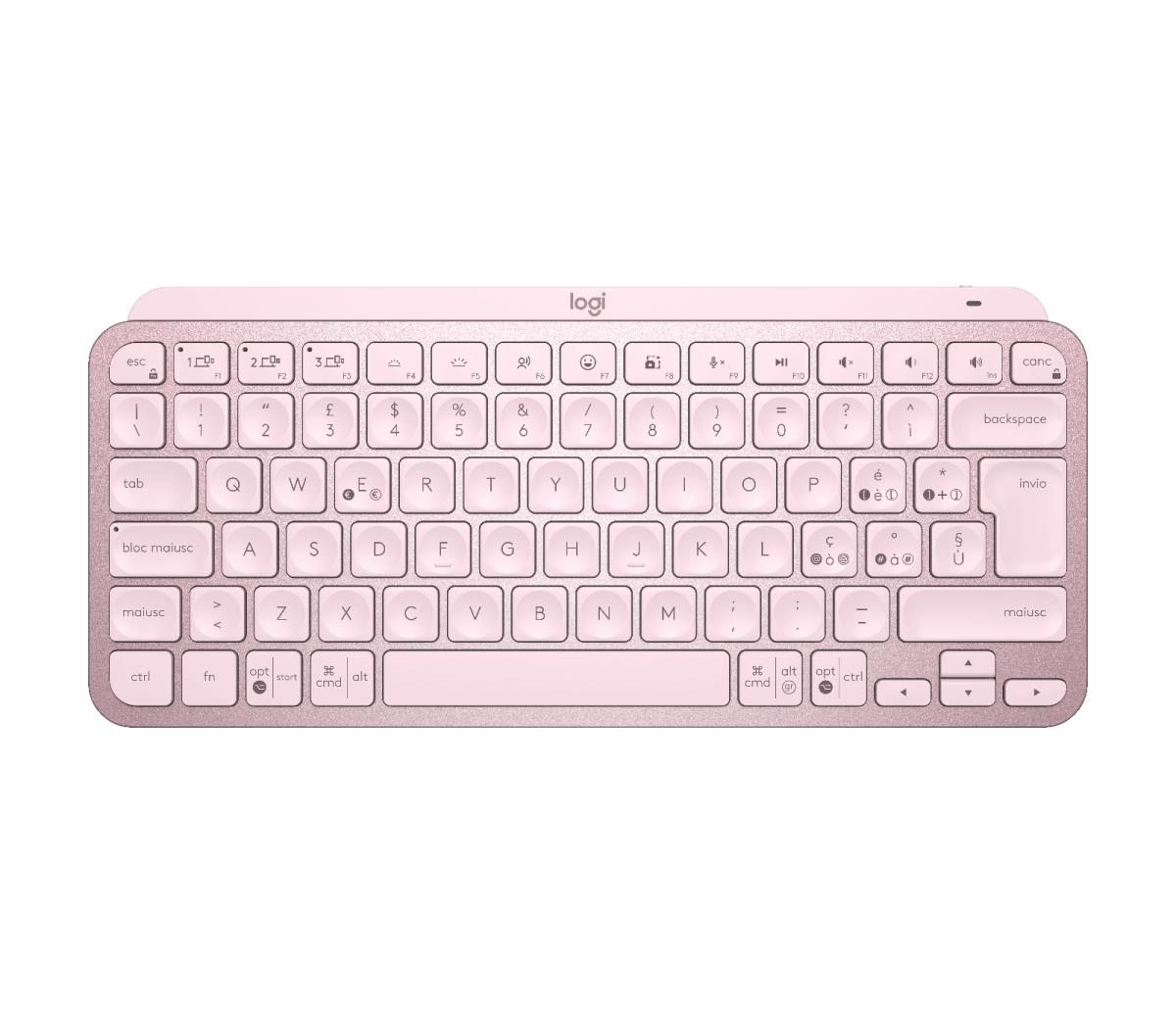 Mx Keys Mini Minimalist Wireless Illuminated Keyboard - Rose - Qwerty IT