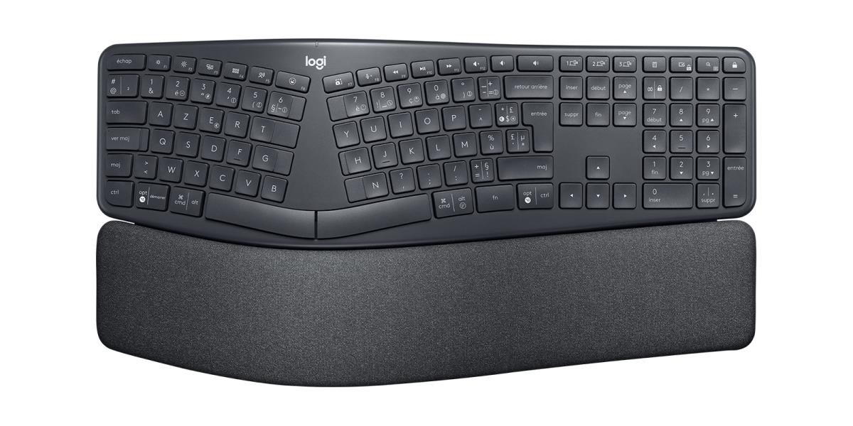 Ergo K860 - Wireless Split Keyboard Business Graphite Azerty French