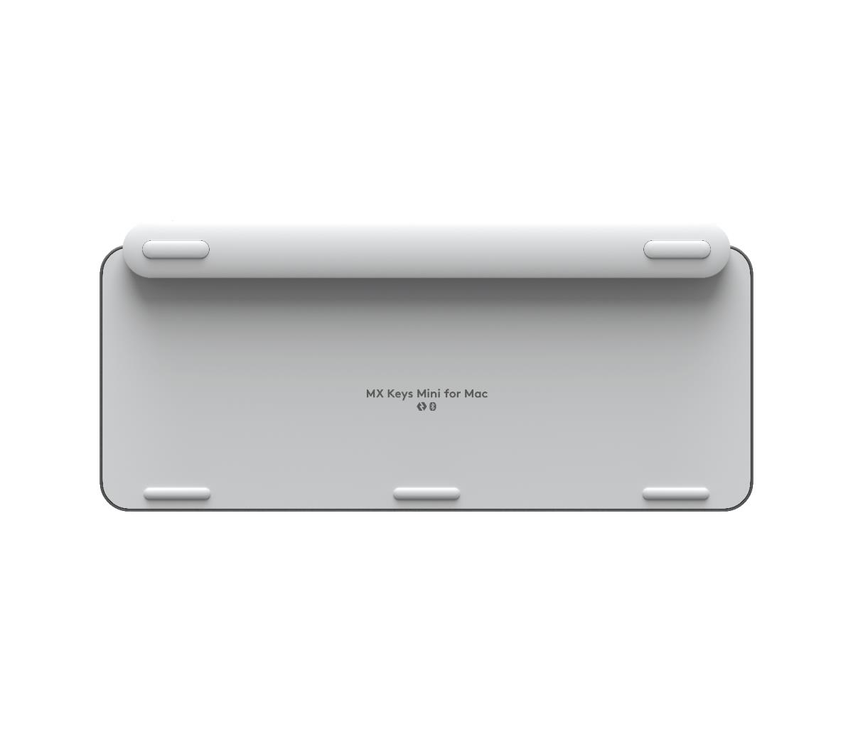 Mx Keys Mini For Mac Minimalist Wireless Illuminated Keyboard - Pale Grey - Qwerty Uk