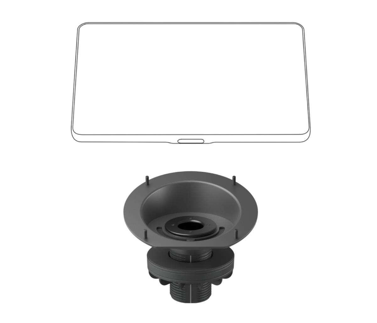 Tap Riser Mount - Graphite - Ww
