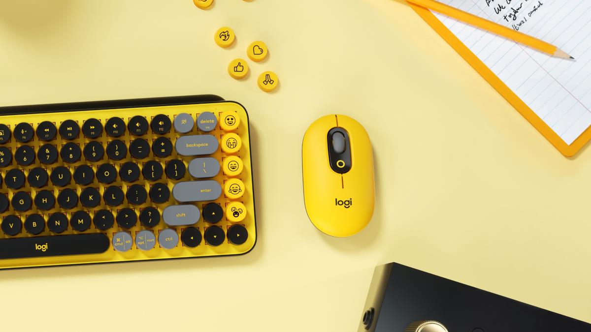 Pop Mouse - Blast - Wireless - Yellow - Emea
