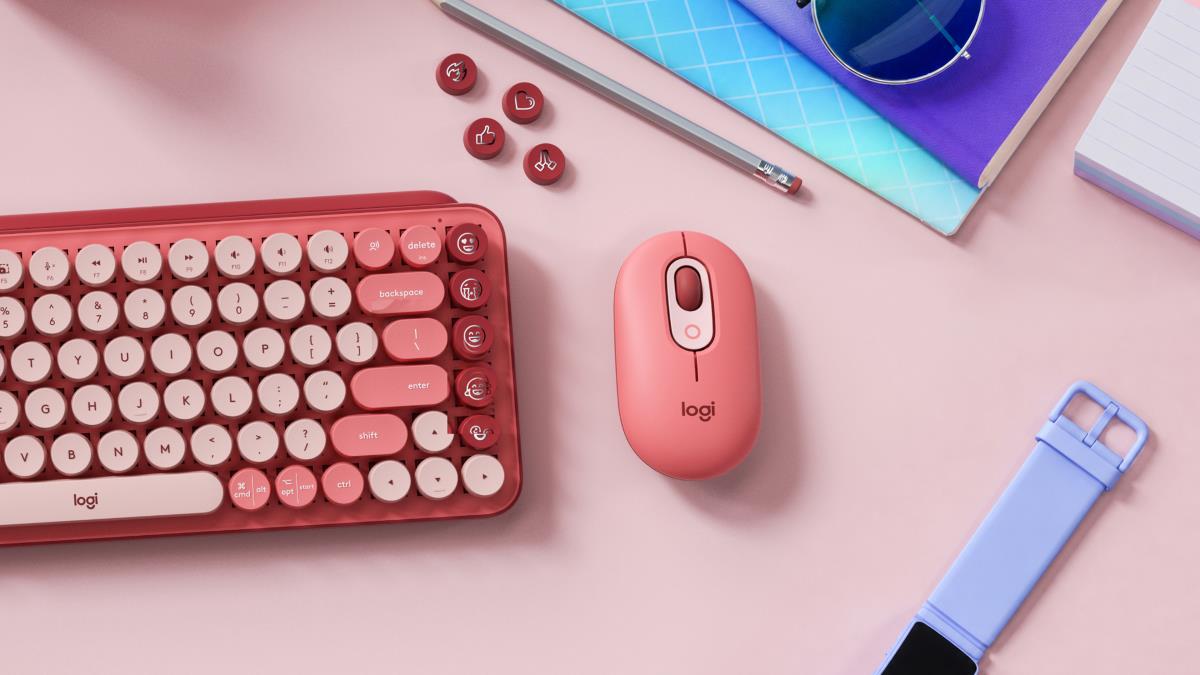 Pop Mouse - Heartbreaker - Wireless - Rose - Emea