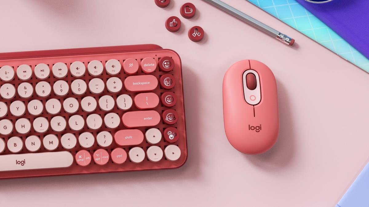 Pop Mouse - Heartbreaker - Wireless - Rose - Emea