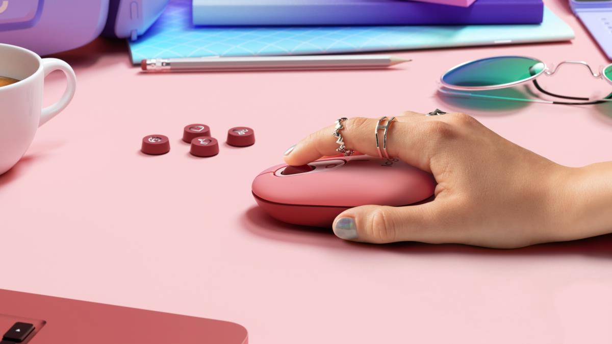 Pop Mouse - Heartbreaker - Wireless - Rose - Emea