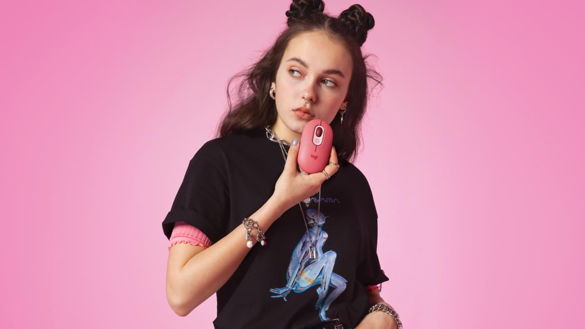 Pop Mouse - Heartbreaker - Wireless - Rose - Emea