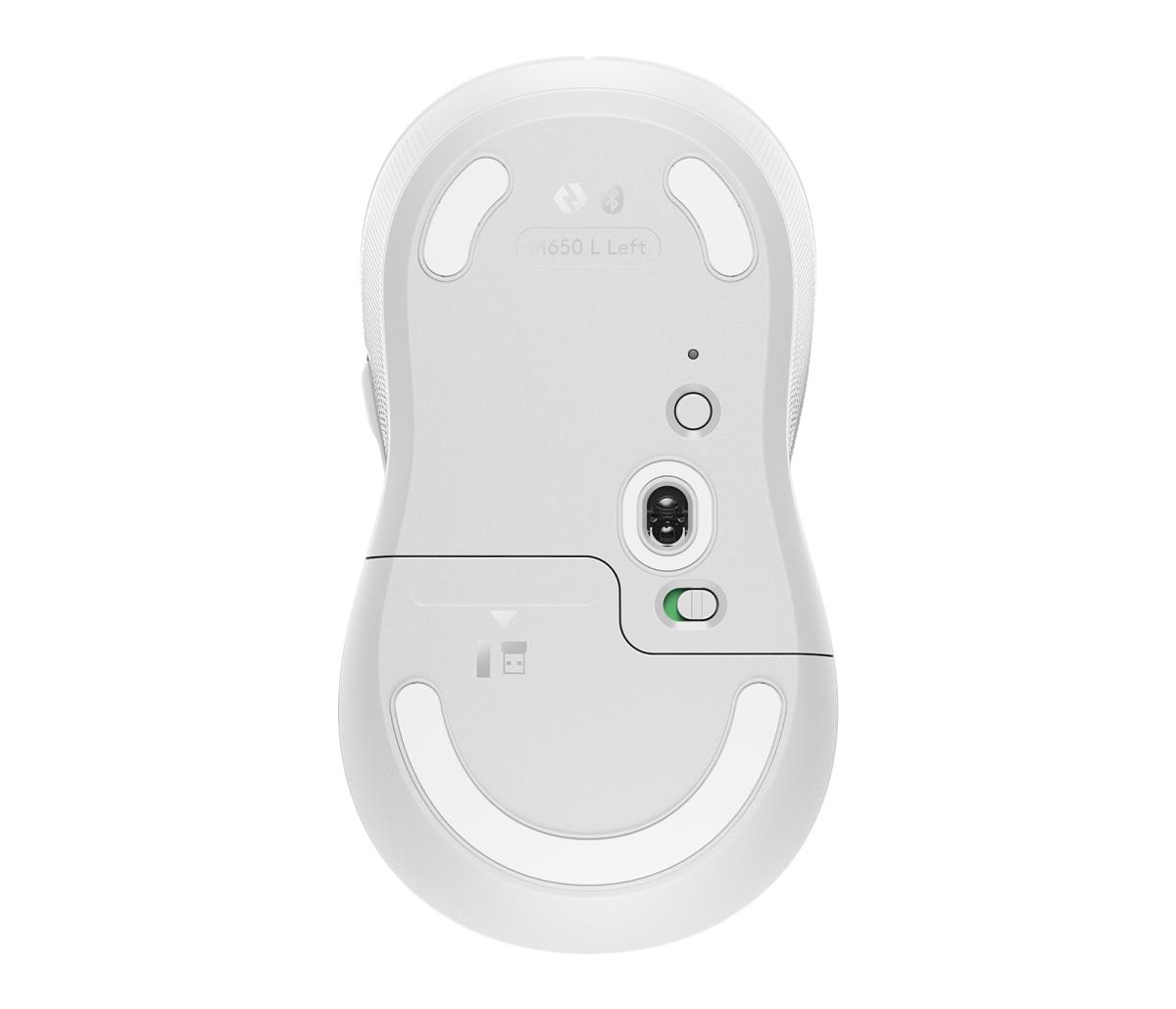Signature M650 Wireless Mouse Off-white L Left