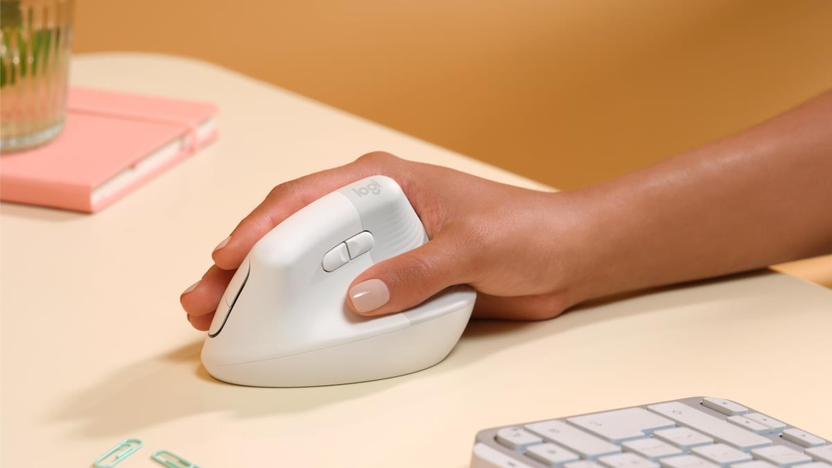 Lift Vertical Ergonomic Mouse Wireless Offwhite/pale Grey
