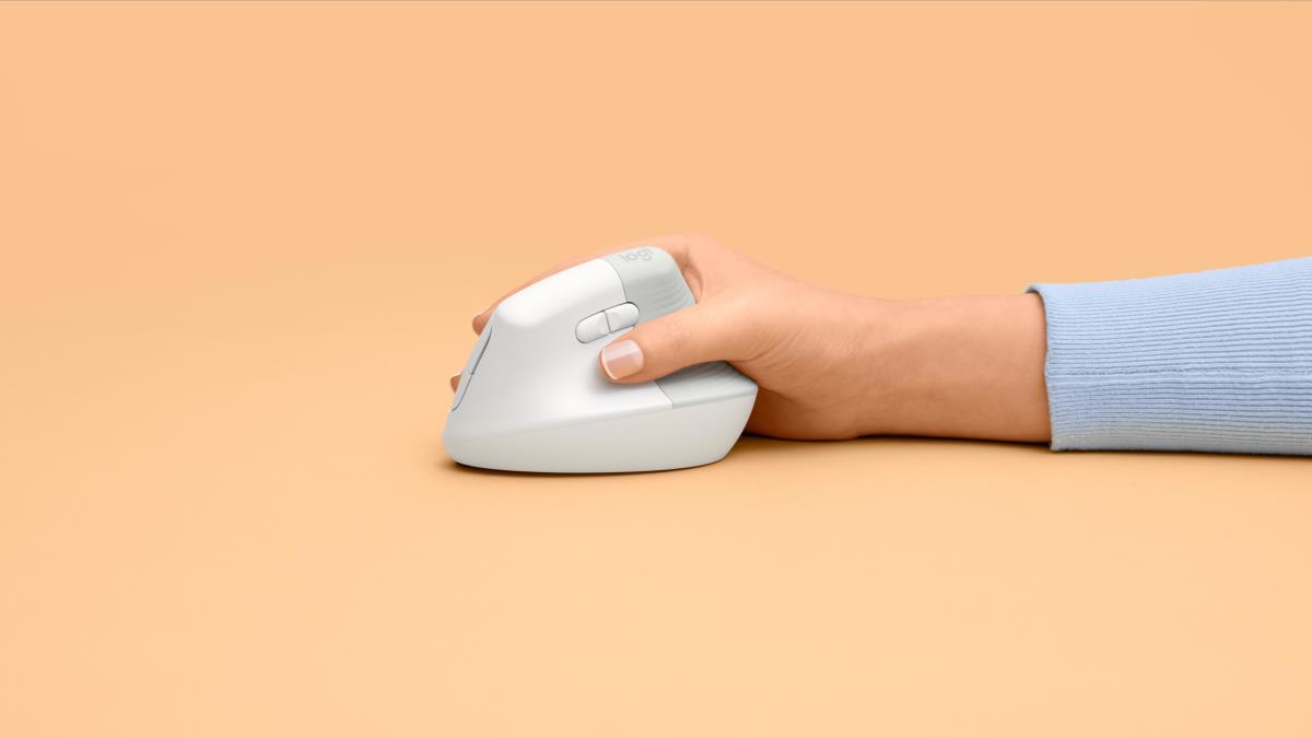 Lift Vertical Ergonomic Mouse Wireless Offwhite/pale Grey