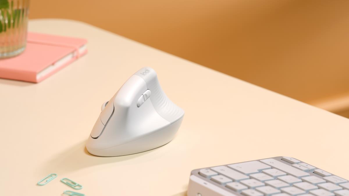 Lift Vertical Ergonomic Mouse Wireless Offwhite/pale Grey