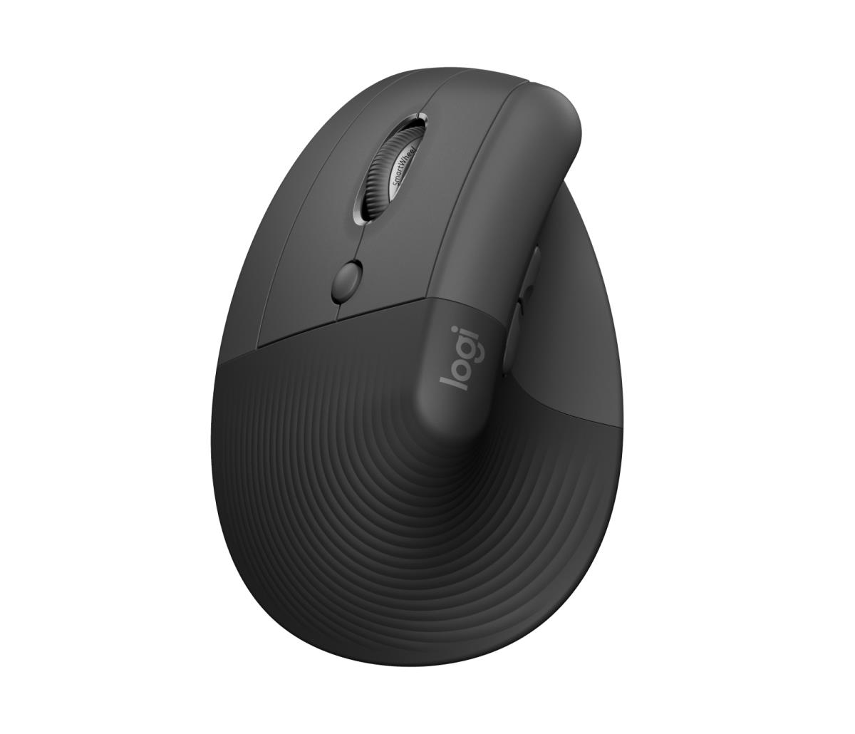 Lift Vertical Ergonomic Mouse - Left Handed - Wireless - Graphite Black