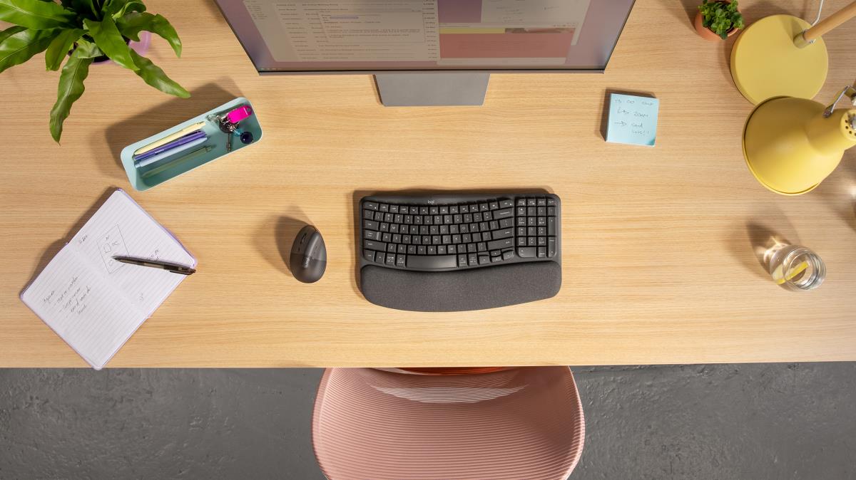 Lift Vertical Ergonomic Mouse - Left Handed - Wireless - Graphite Black