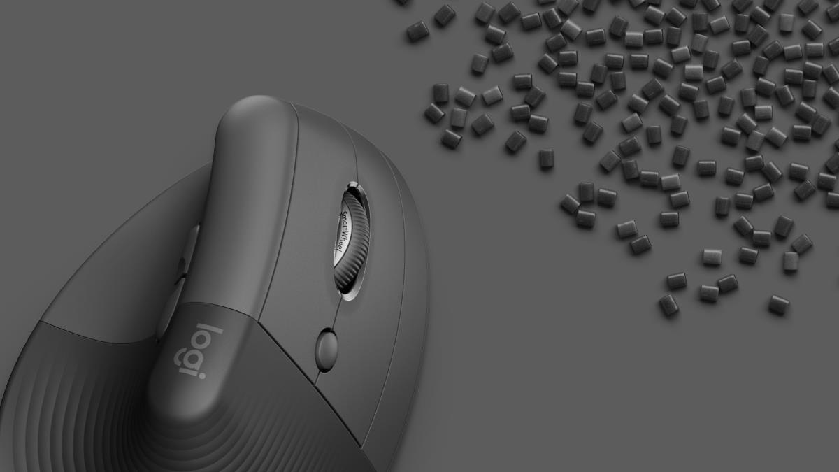 Lift Vertical Ergonomic Mouse - Right Handed - Wireless - Graphite Black