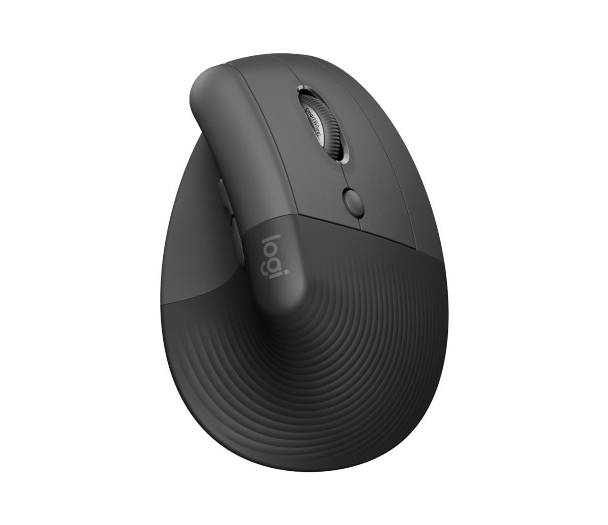 Lift Vertical Ergonomic Mouse - Right Handed - Wireless - Graphite Black