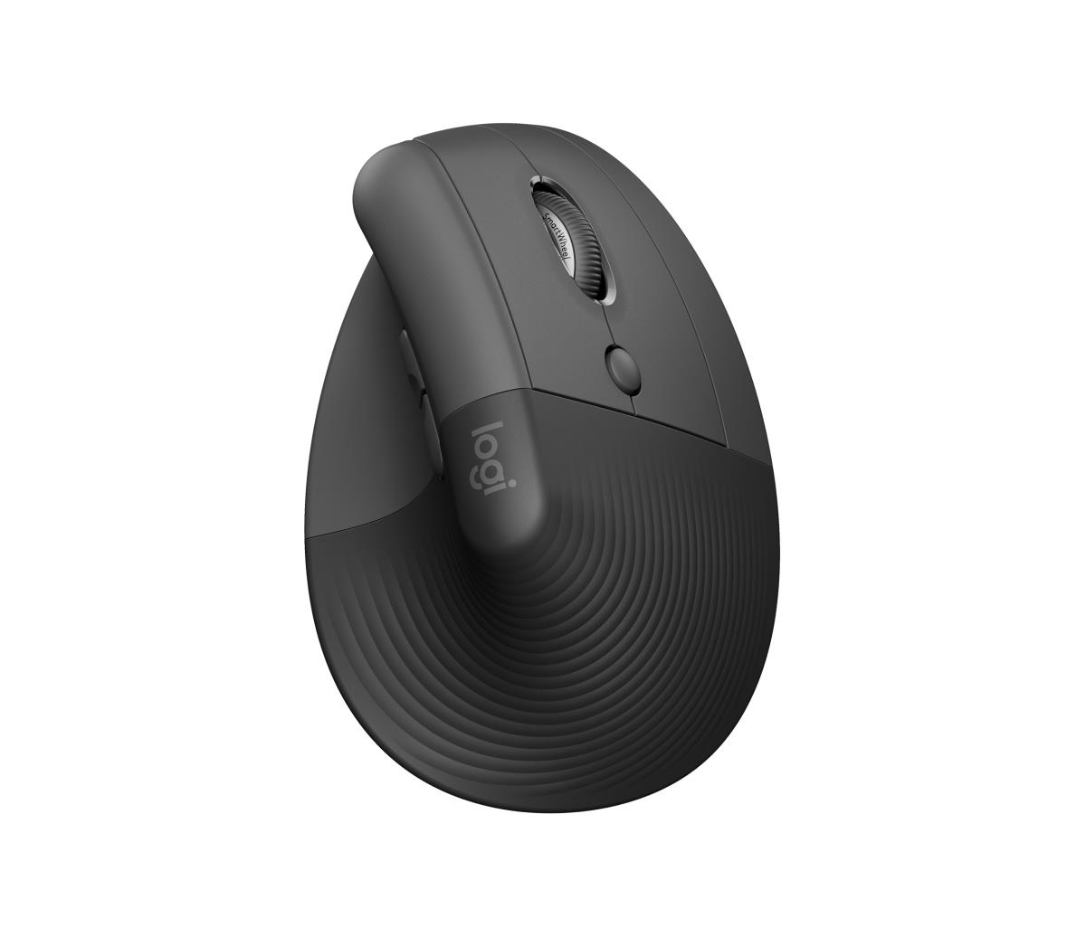 Lift Vertical Ergonomic Mouse - Right Handed - Wireless - Graphite Black