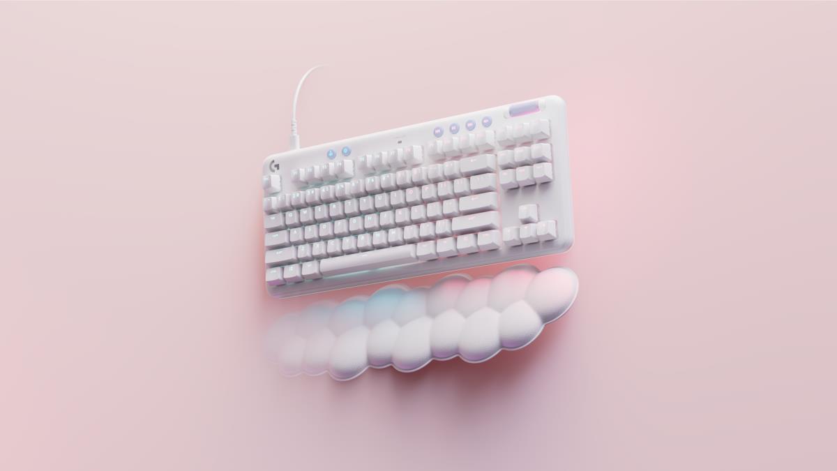 G713 Gaming Keyboard - Off White - Tactile Azerty French