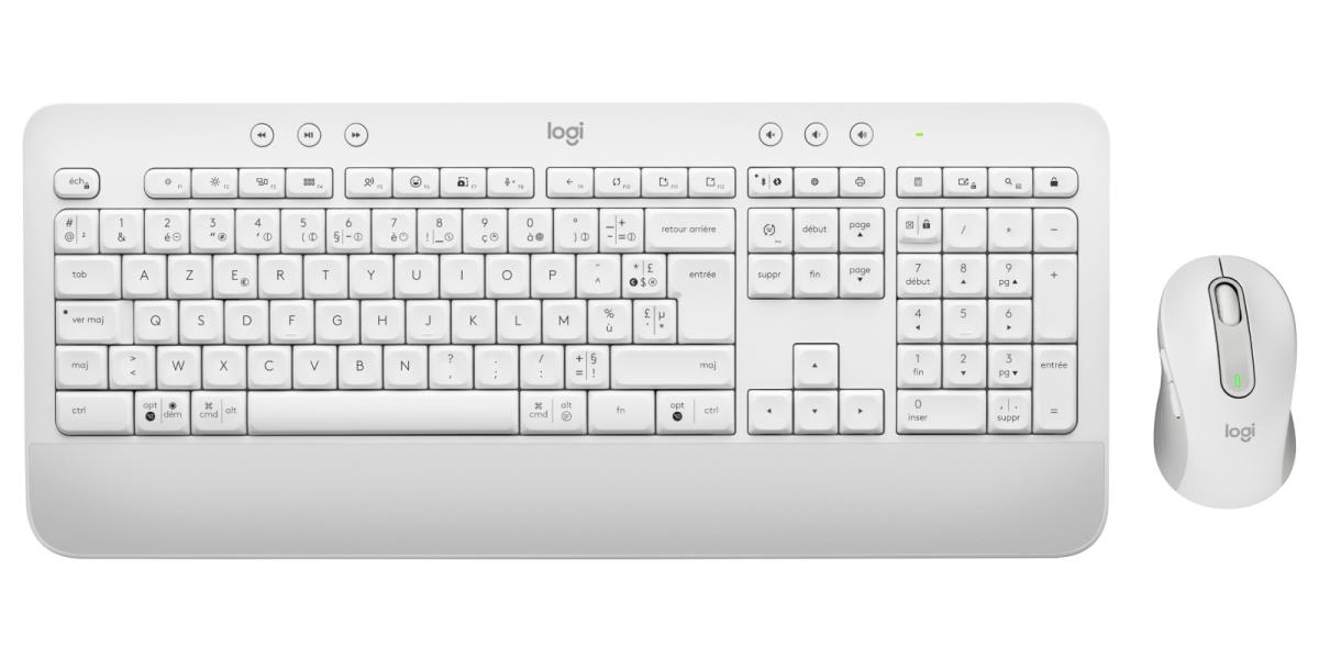 Signature Mk650 Combo For Business - Offwhite - Azerty French