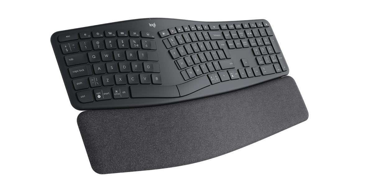 Ergo K860 - Wireless Split Keyboard  - Graphite - Qwert Zu German For Business