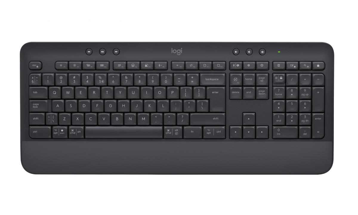Signature K650 Wireless Keyboard - Graphite - Us International - Qwerty
