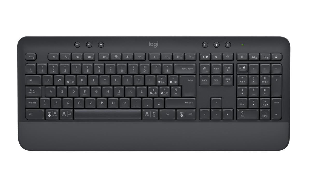 Signature K650 Wireless Keyboard - Graphite - TI - Qwerty
